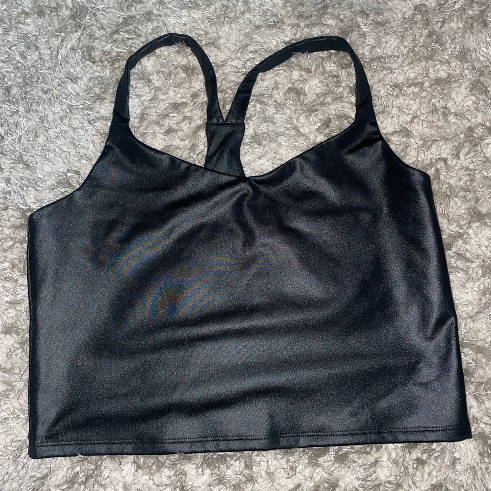 Abercrombie & Fitch leather top